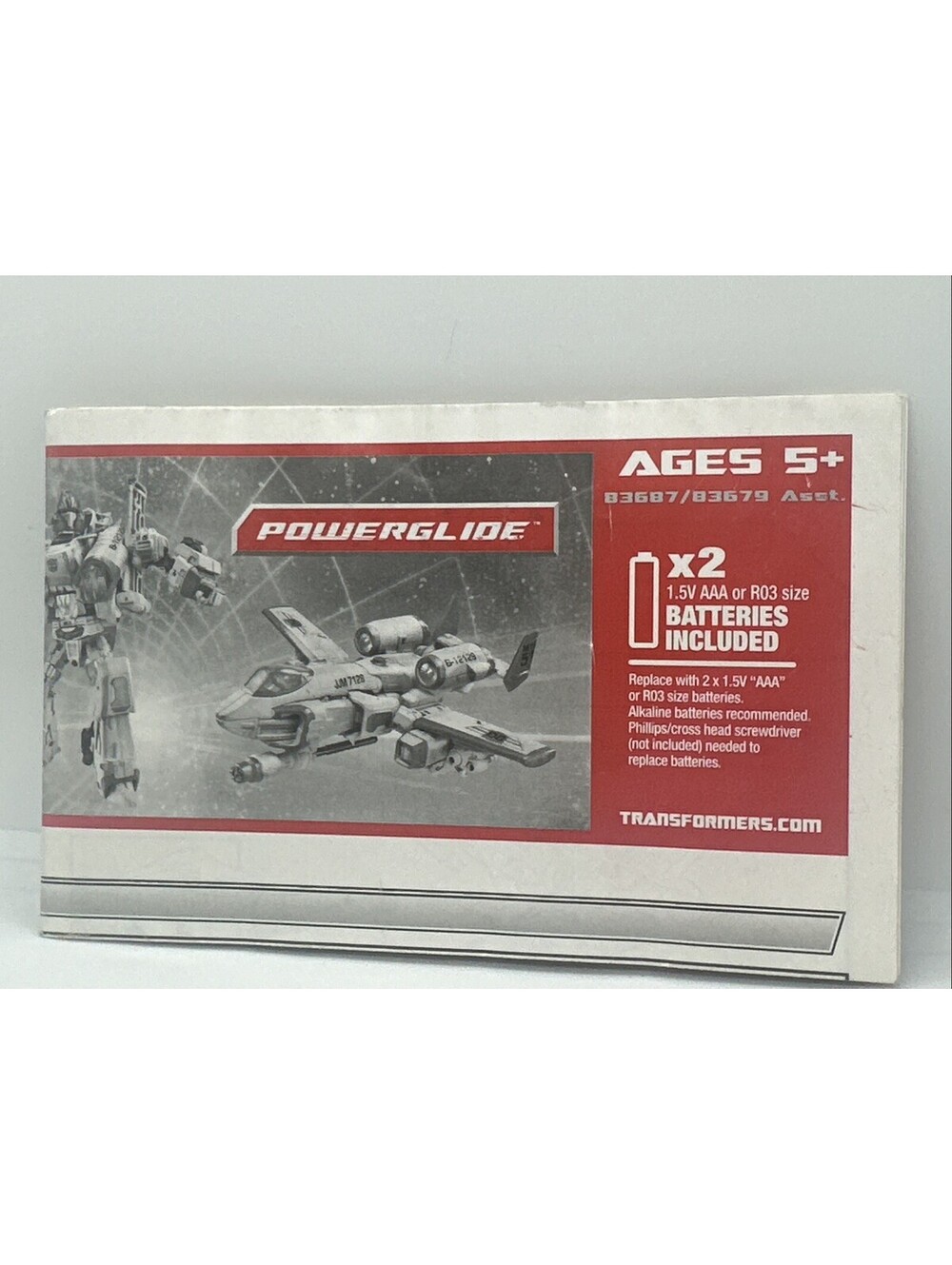 Vintage Transformers Universe Powerglide Deluxe Generations Instructions Manual